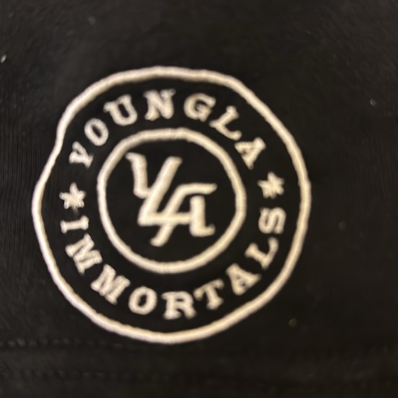 YoungLa shorts size small - black with white stripes - Picture 3 of 4